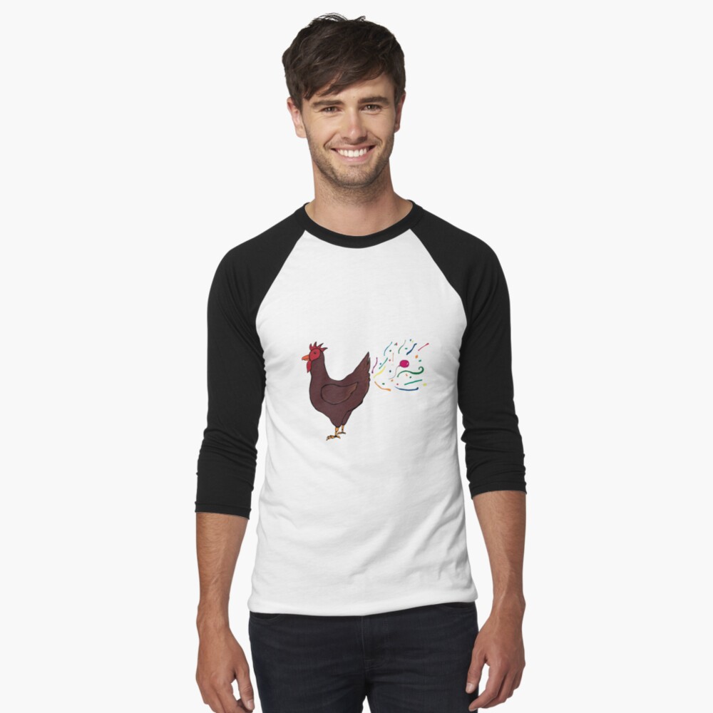 Item preview, Baseball ¾ Sleeve T-Shirt designed and sold by thepinkwoobie.