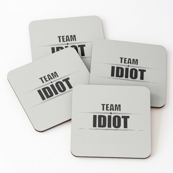 Item preview, TEAM IDIOT designed and sold by Madjack Tees Kiwi SuperStore.