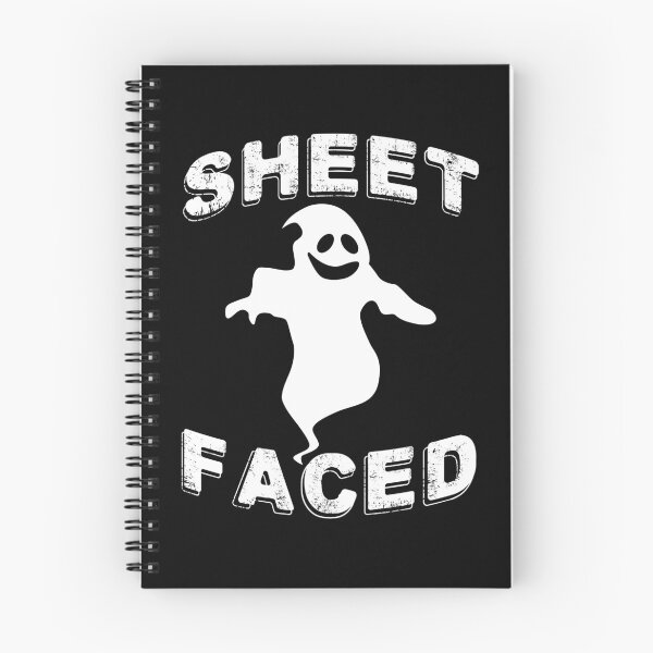 Item preview, Sheet Faced Funny Halloween Drinking graphic designed and sold by sabertronics.