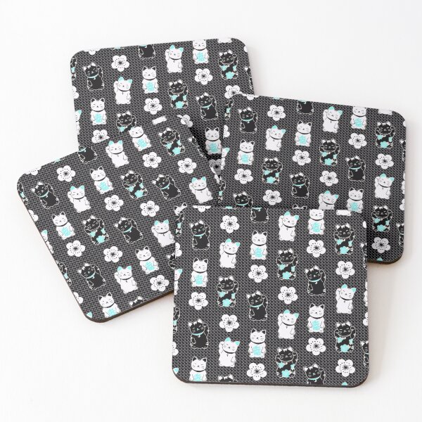 Item preview, Maneki neko black designed and sold by La Maison de Salem.