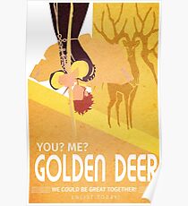 Golden Deer Poster