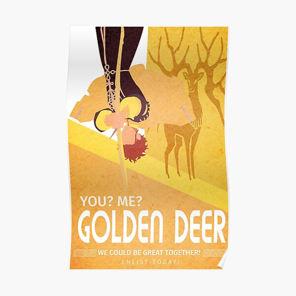 Golden Deer Poster