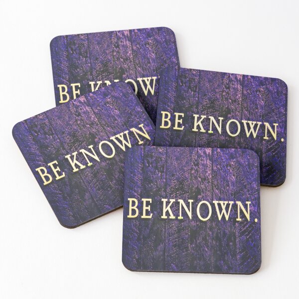 Item preview, Be Known. Motivational Inspirational Purple Blue designed and sold by mwagie.
