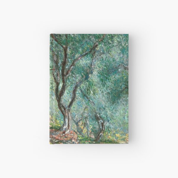 Claude Monet - Olive Tree Wood in Moreno Garden Hardcover Journal