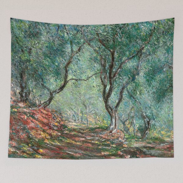 Item preview, Claude Monet - Olive Tree Wood in Moreno Garden designed and sold by ArtExpression.