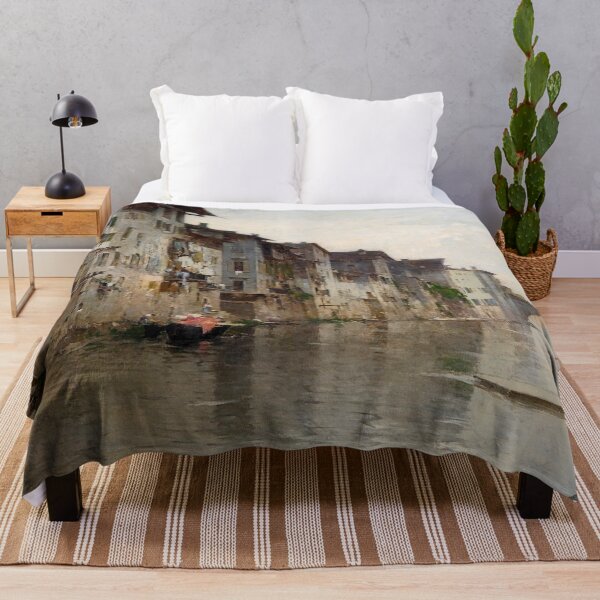 Item preview, Bartolomeo Bezzi - L'Acqua Morta - 1884 designed and sold by ArtExpression.