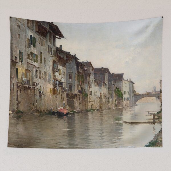Item preview, Bartolomeo Bezzi - L'Acqua Morta - 1884 designed and sold by ArtExpression.