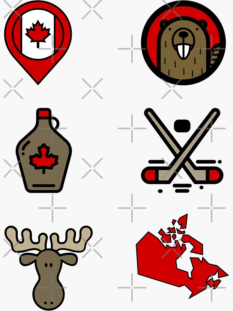 "Canada Sticker Pack" Sticker for Sale by tristahx Redbubble