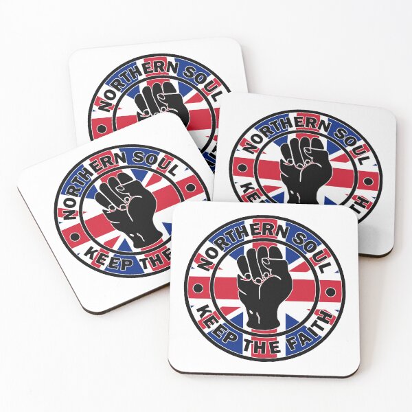 Item preview, Northern Soul logo  Keep The Faith  - UK flag designed and sold by fatbanana.