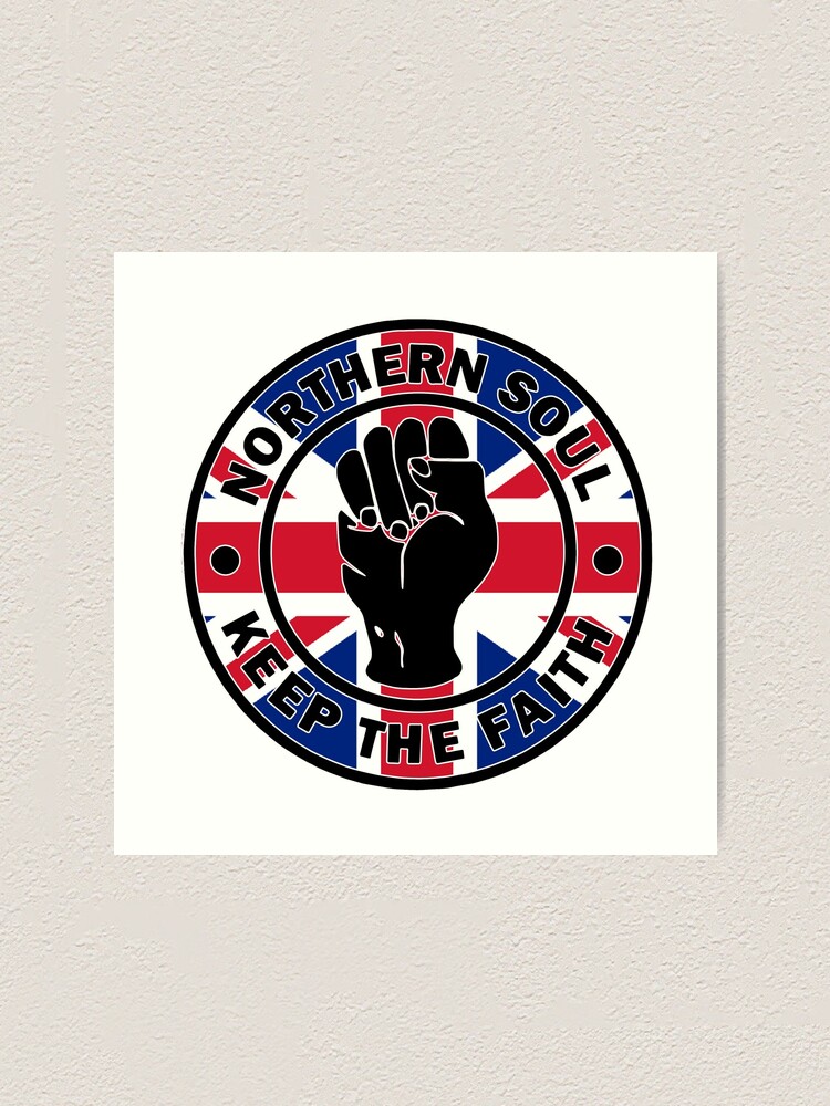 Northern Soul Keep The Faith Sew Or Iron On Patch Clenched Fist