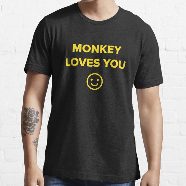 "MONKEY LOVES YOU (BLACK MIRROR)" Tshirt for Sale by 4DaMoolah