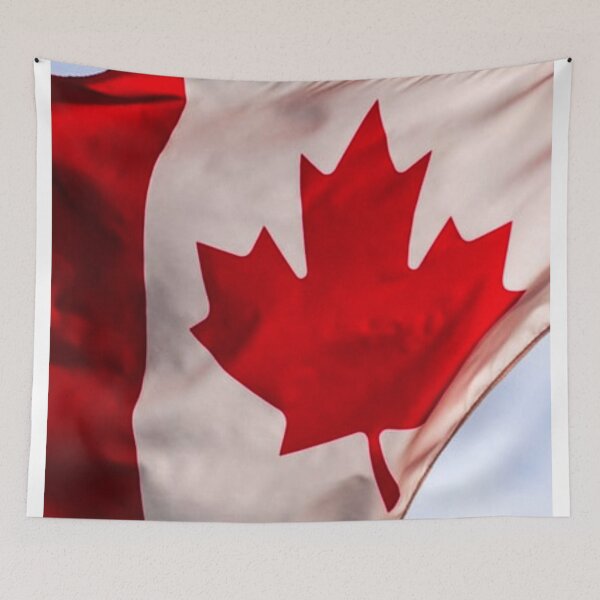 Item preview, Canadian Flag Red and White Maple Leaf Canada designed and sold by mwagie.