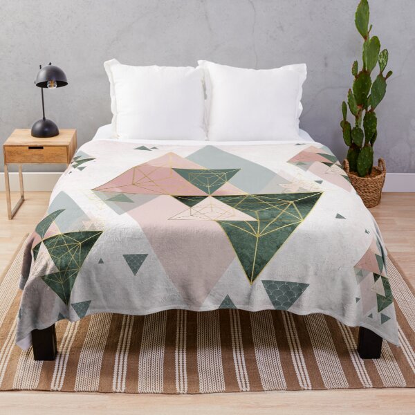 Item preview, Pink and green Geometric designed and sold by UrbanEpiphany.