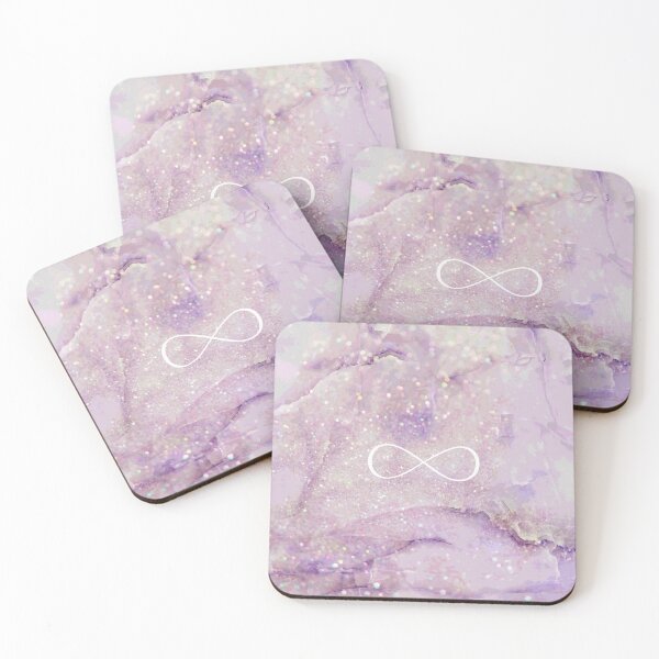 Item preview, Infinity marble bokeh purple designed and sold by FoxEmpire.