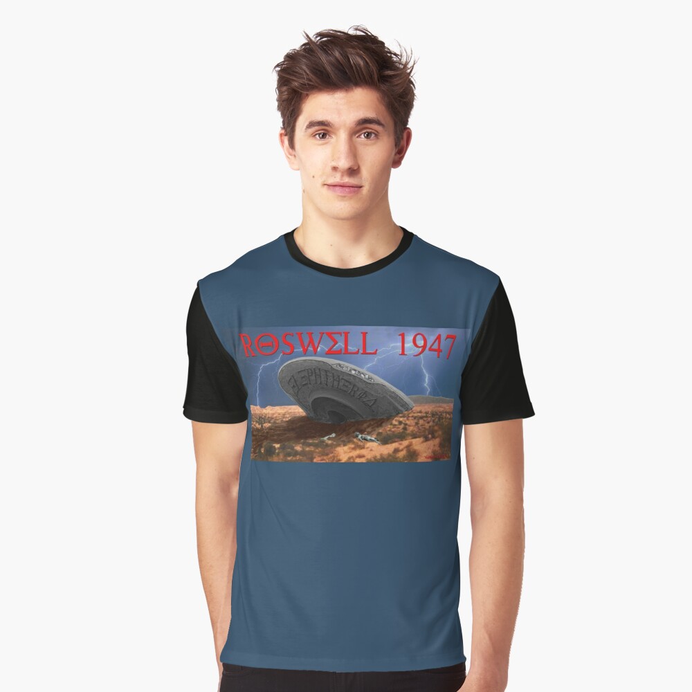 Roswell Lightning Graphic T-Shirt