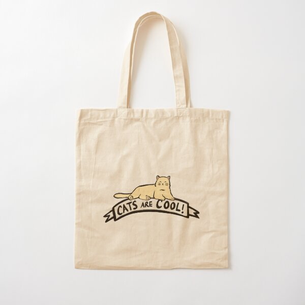Cats are Cool Cotton Tote Bag
