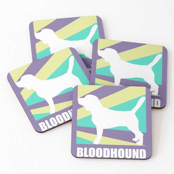 Item preview, Bloodhound retro silhouette design designed and sold by Bug & Brush.