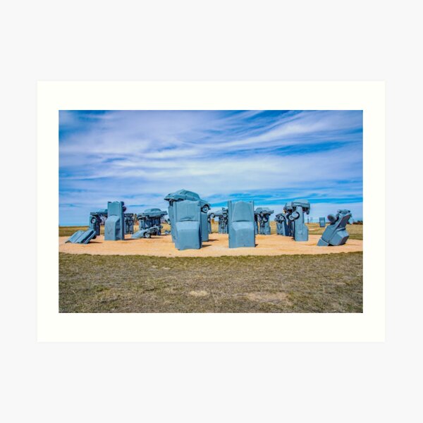 Carhenge in Alliance, Nebraska Art Print
