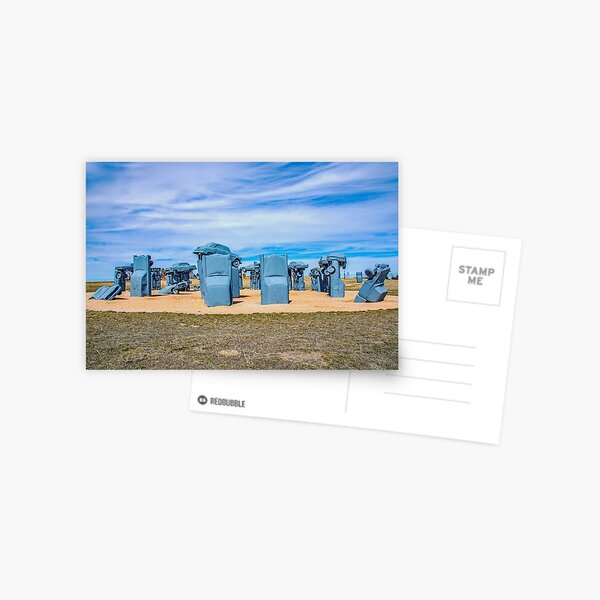 Carhenge in Alliance, Nebraska Postcard