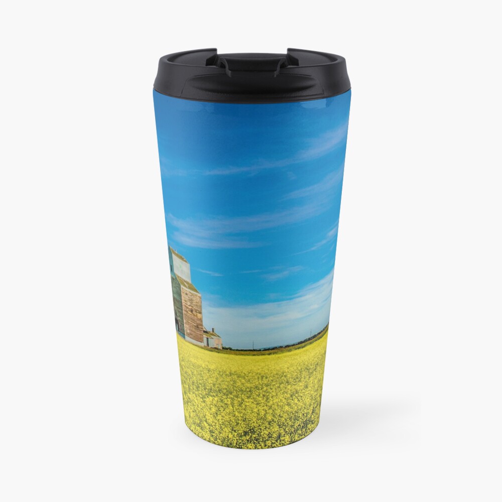Rival Elevator with Canola Fields Travel Coffee Mug