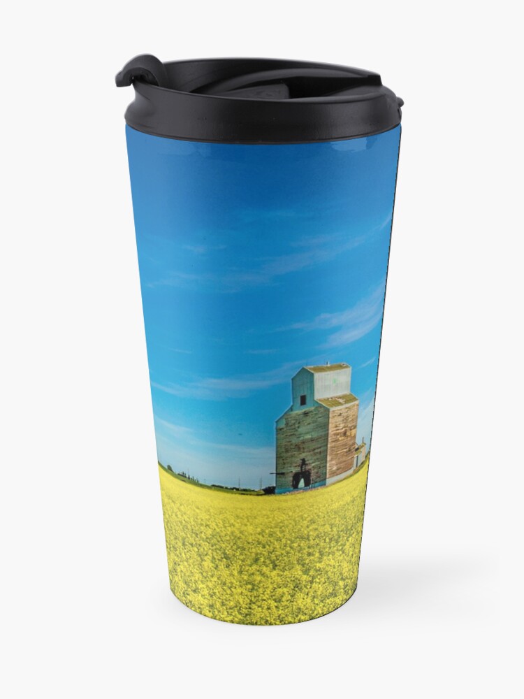 Alternate view of Rival Elevator with Canola Fields Travel Coffee Mug
