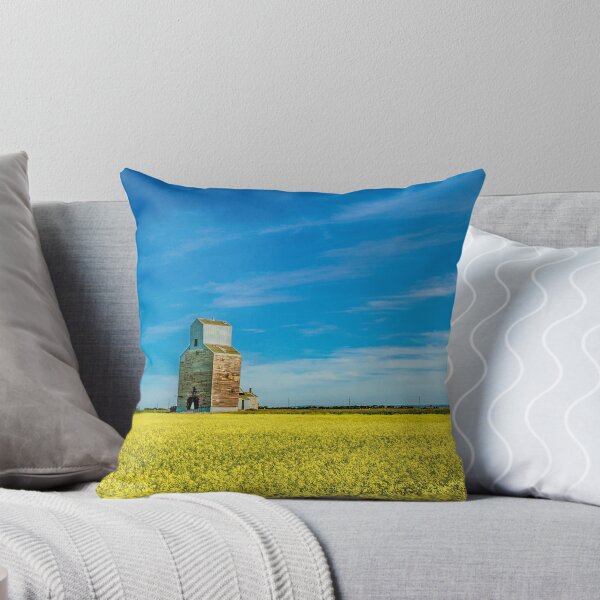 Aperçu de l'œuvre Ascenseur rival avec champs de canola créée et vendue par Jerry Walter.