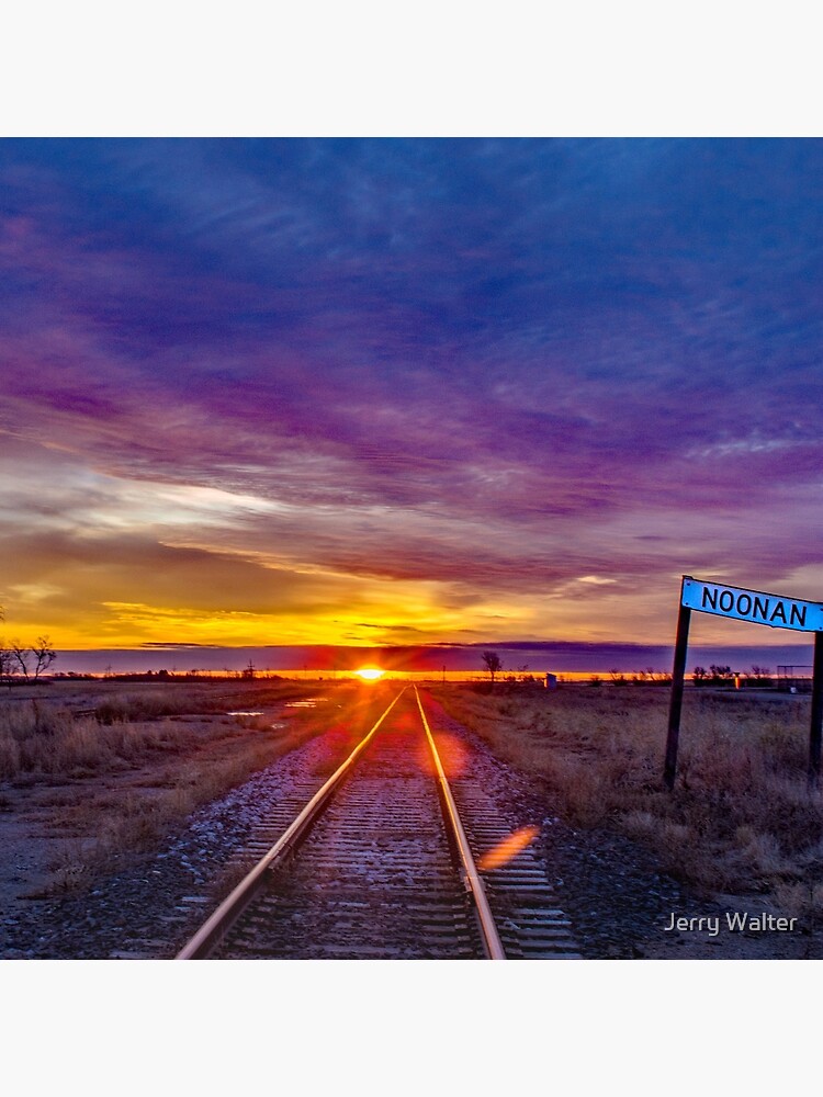 Thumbnail 2 of 2, Tote Bag, Railroad Tracks and Old Noonan Sign designed and sold by Jerry Walter.