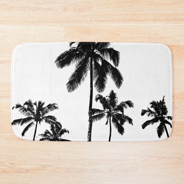 Item preview, Tropical palms in monochrome designed and sold by peggieprints.