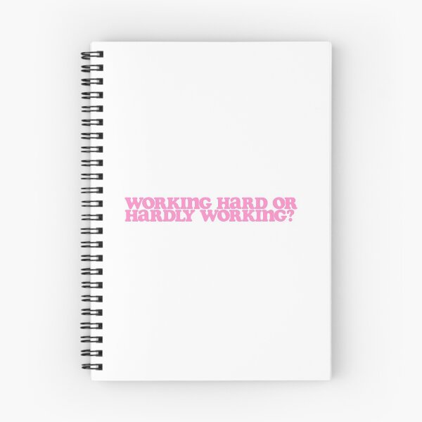Item preview, working hard or hardly working? - pink designed and sold by katief44.