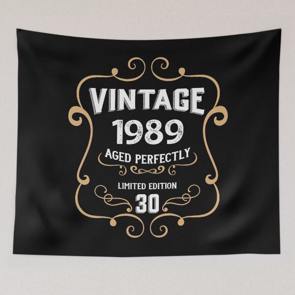 Item preview, 30th Birthday Vintage 1989 Aged Perfectly Gift designed and sold by RicardoTito.