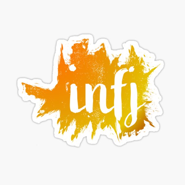 INFJ Autumn Grunge Sticker