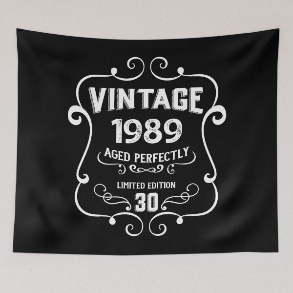 Item preview, 30th Birthday Vintage 1989 Aged Perfectly Gift (v.3) designed and sold by RicardoTito.