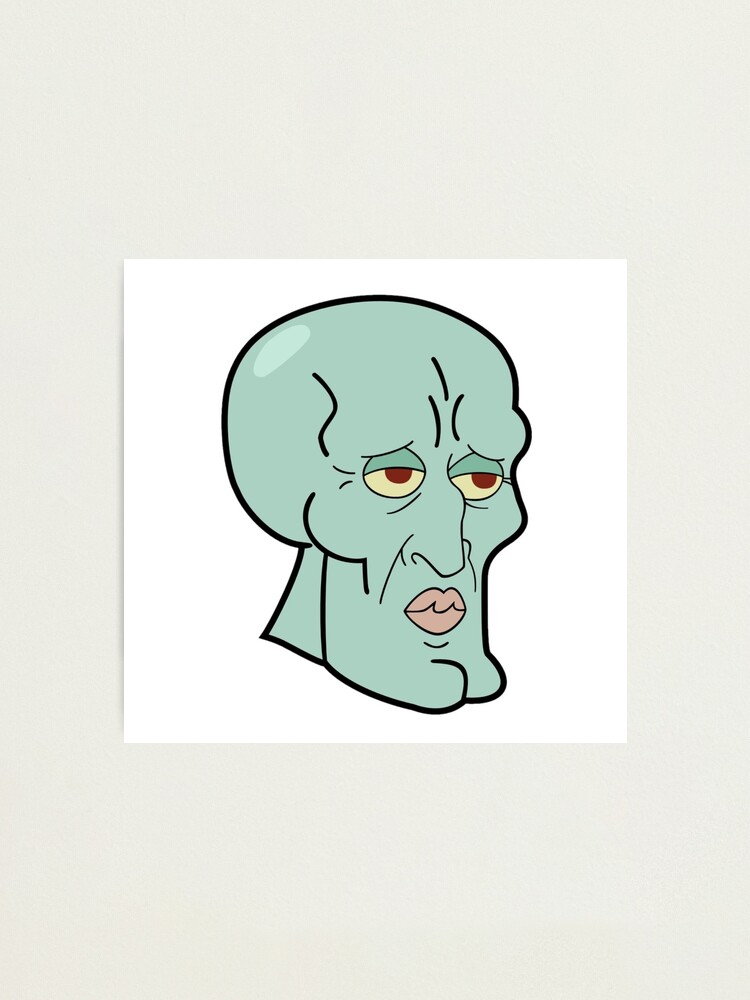 Handsome Squidward Photographic Print For Sale By Mergoi123 Redbubble Handsome Squidward Photographic Print For Sale By Mergoi123 Redbubble