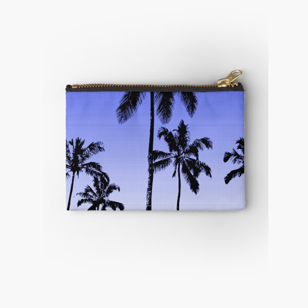 Item preview, Royal blue tropical palms designed and sold by peggieprints.