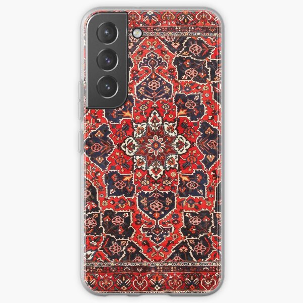 Tufted carpet / loop pile / Bakhtiari Rug | Antique Persian Bakhtiari Carpet wool  Samsung Galaxy Soft Case