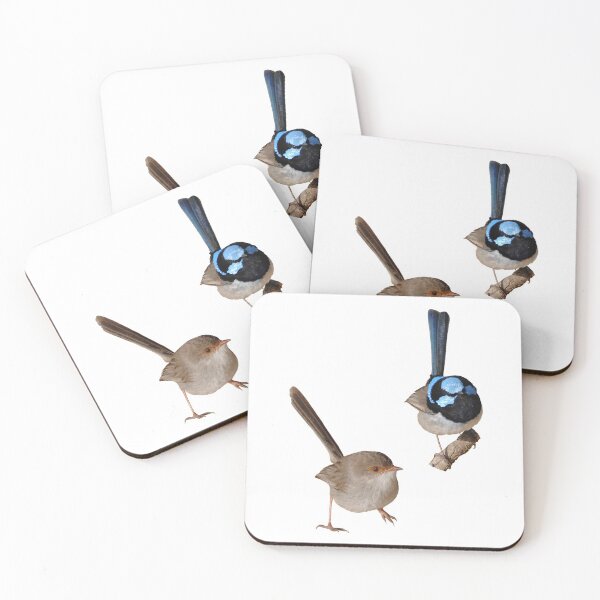Item preview, Superb Fairy-wrens male and female 2 designed and sold by quentinjlang.