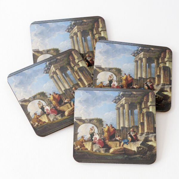 Item preview, Apostle Paul Preaching on the Ruins by Giovanni Paolo Pannini designed and sold by Xzendor7 Digital Art Creations.