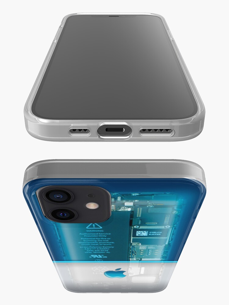 Alternate view of Apple phone Case - Blue iPhone Case & Cover