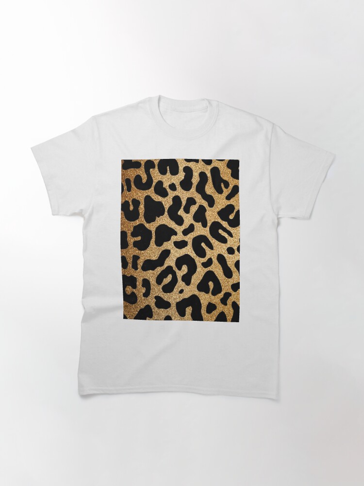 Alternate view of Glitter Leopard Classic T-Shirt