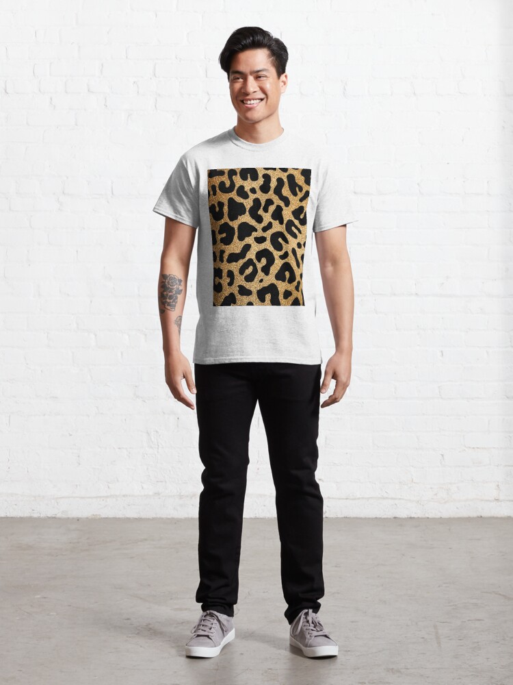 Alternate view of Glitter Leopard Classic T-Shirt