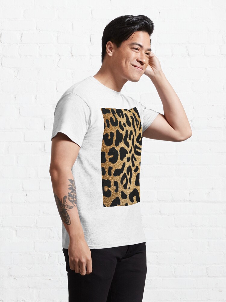 Alternate view of Glitter Leopard Classic T-Shirt