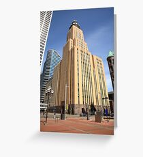 Minneapolis Skyscrapers Greeting Card