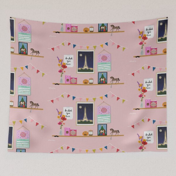 Item preview, Miranda’s Valentine’s Day Wall designed and sold by alfrescotree.