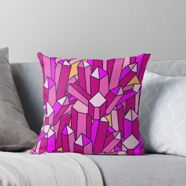 Item preview, GEMS - bright pink & yellow designed and sold by fgood.