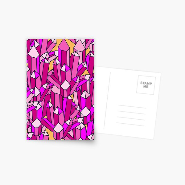 Item preview, GEMS - bright pink & yellow designed and sold by fgood.