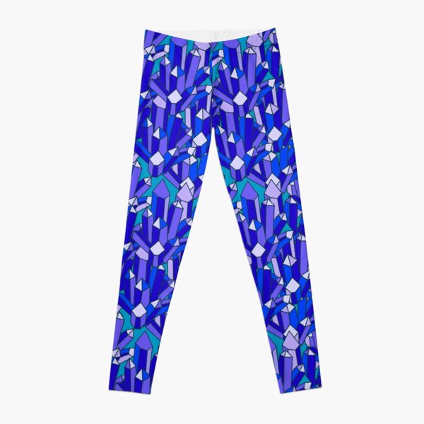 GEMS - blue background Leggings