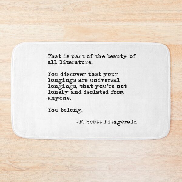 Item preview, The beauty of all literature - F Scott Fitzgerald designed and sold by peggieprints.