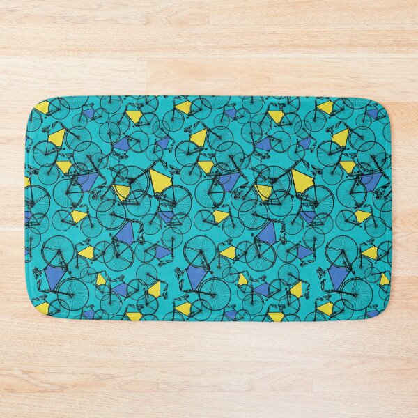 Item preview, BICYCLE RACE (teal & yellow) designed and sold by fgood.