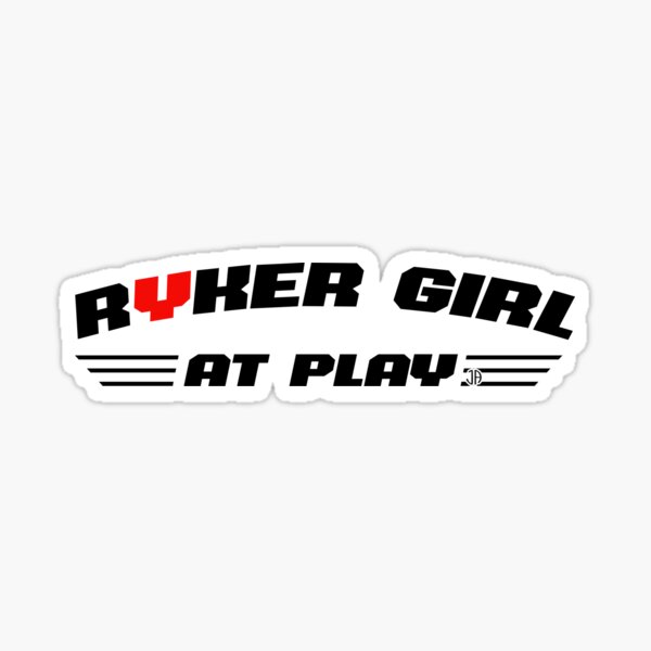Ryker fille en jeu Sticker