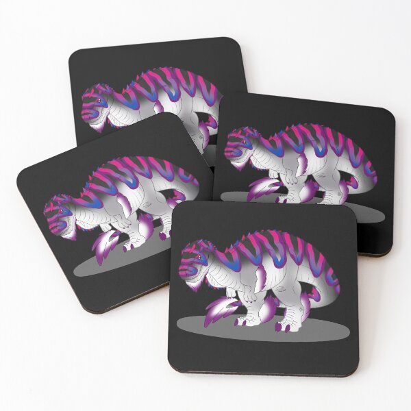 Artikelvorschau, Biromantic Asexual Pride Dino entworfen und verkauft von Markaleb.